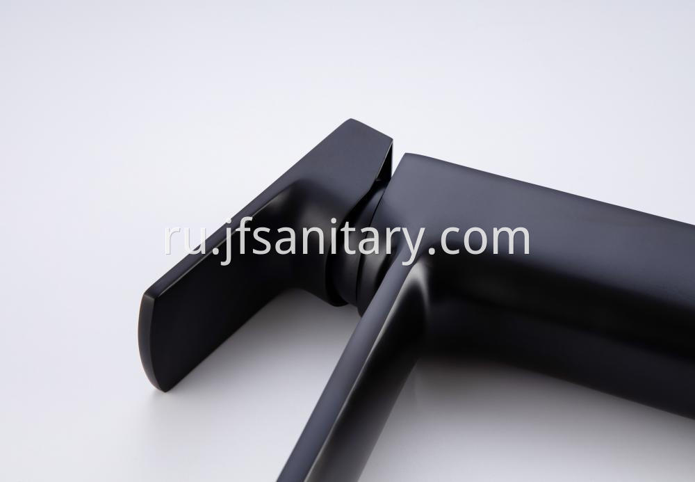 Brass Bathroom Faucet With Black Colour